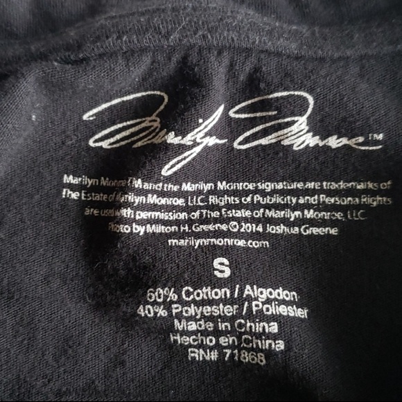 Marilyn Monroe Black Gray White Classic Graphic Tank Top size Small - Picture 6 of 13